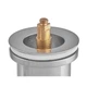 Донный клапан для раковины Koer PW-11-01 1 1/4'' универсальный (с/без перел) СLICK-СLACK (Цвет хром) (KR5790) - изображение 4