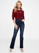 Свитер женский Guess Sheena Lace-Up XS красный (7621701137234) - изображение 2