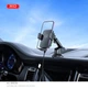Тримач телефону автомобільний XO з бездротовою зарядкою WX036 Automatic Arm Clamp Type Wireless чорний - изображение 6