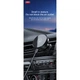 Автомобільний тримач XO з бездротовою зарядкою CX015 15W Magnetic Car Air Outlet Wireless чорний - зображення 4