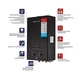 Газова колонка MIXXUS GWH-0210 BASIC BLACK димохідна 10 л/хв (колір чорний) (WH0023) - зображення 6