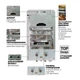 Газовая колонка MIXXUS GWH-0510 BASIC GLASS дымоходная 10 л/мин (панель из стекла с рисунком) (WH00 - изображение 5