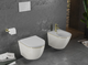 Подвесное биде MEXEN LENA WHITE DIAMOND GOLD - изображение 2