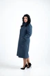 Класичне пальто на утеплювачі Lady Prestige Л614з 54 морська волна - изображение 3