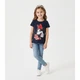 Футболка для дівчинки Міні Маус Disney 122/128см (6-8Y) темно-синій - зображення 1