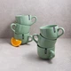 Набір із 6 чашок Ardesto Bagheria Pastel green 480 мл - изображение 1