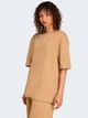 Футболка хлопковая оверсайз длинная женская Adidas Originals Essentials Boyfriend JW5081 XS Бежевая (4068807545809) - изображение 1