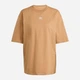 Футболка хлопковая оверсайз длинная женская Adidas Originals Essentials Boyfriend JW5081 XS Бежевая (4068807545809) - изображение 11