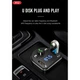 FM-трансмиттер автомобильный XO BCC01 Bluetooth / MP3 Черный - изображение 4