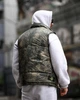 Жилет двосторонній (чорний і камуфляж) чоловічий Stone Island утеплений, міський, демісезонний ВТ5323 L - зображення 7
