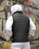 Жилет двосторонній (чорний і камуфляж) чоловічий Stone Island утеплений, міський, демісезонний ВТ5323 L - зображення 8