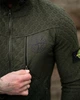 Флисовая кофта Stone Island ПП8056 зеленая Polar с капюшоном прессованный флис XL - изображение 6