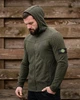 Флисовая кофта Stone Island ПП8056 зеленая Polar с капюшоном прессованный флис XL - изображение 7