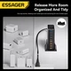 Зарядний пристрій Essager 320W GaN Multi-function Charger PD+QC3.0 Black EU (EZC320W-QJB0G-Z) - зображення 5