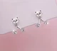 Сережки підвіски котики-лапки - изображение 2