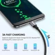 Дата кабель USB 2.0 AM to USB-C 1.0m US288 Aluminum Braid Black Ugreen (60126) (346918) - зображення 2