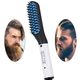 Керамический выпрямитель для бороды Выпрямитель для бороды и волос 2 in 1 beard & hair straightener Быстро нагревается Расческа - изображение 2