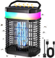 Солнечный уничтожитель насекомых Solar Bug Zapper OSFK-01 4000В с аккумулятором 5500мАч черный для улицы - изображение 1