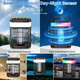 Солнечный уничтожитель насекомых Solar Bug Zapper OSFK-01 4000В с аккумулятором 5500мАч черный для улицы - изображение 4