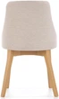Krzesło do kuchni i salonu Halmar Toledo Beżowe/Dąb miodowy (5905248122642) - obraz 7