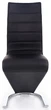 Krzesło do kuchni i salonu Halmar K194 na płozach Czarne (5905248117099) - obraz 4