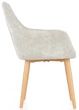 Krzesło do kuchni i salonu Halmar K287 Popielate (5905248117891) - obraz 2