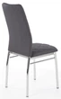 Стілець для кухні та вітальні Halmar K309 Темно-сірий (5905248118157) - зображення 3