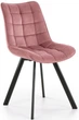 Krzesło do kuchni i salonu Halmar K332 Różowe (5905248118409) - obraz 1