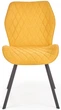 Krzesło do kuchni i salonu Halmar K360 Musztardowe (5905248118683) - obraz 5