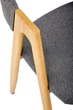 Стілець для кухні та вітальні Halmar K344 з підлокітниками Сірий (5905248118522) - зображення 10