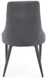 Стілець для кухні та вітальні Halmar K365 Сірий (5905248118775) - зображення 7