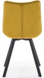 Krzesło do kuchni i salonu Halmar K332 Musztardowe (5905248118393) - obraz 5