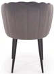 Стілець для кухні та вітальні Halmar K386 Сірий (5905248119093) - зображення 6