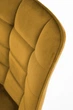Krzesło do kuchni i salonu Halmar K332 Musztardowe (5905248118393) - obraz 8
