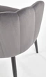 Стілець для кухні та вітальні Halmar K386 Сірий (5905248119093) - зображення 8