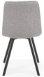 Krzesło do kuchni i salonu Halmar K402 Popielate (5905248119352) - obraz 4
