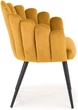 Krzesło do kuchni i salonu Halmar K410 Musztardowe (5905248119475) - obraz 4