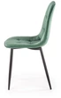 Стілець для кухні та вітальні Halmar K417 Темно-зелений (5905248119567) - зображення 3