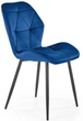 Krzesło do kuchni i salonu Halmar K453 Granatowe (5905248119796) - obraz 1