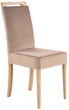 Krzesło do kuchni i salonu Halmar Clarion Jasnobrązowe/Dąb miodowy (5905248133075) - obraz 1