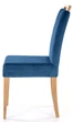 Krzesło do kuchni i salonu Halmar Clarion Granatowe/Dąb miodowy (5905248133099) - obraz 3