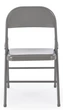Krzesło do kuchni Halmar K565 składane Popielate (5905248134652) - obraz 8