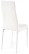 Стілець для кухні та вітальні Halmar K70 з екошкіри Білий (5905248121324) - зображення 5