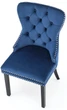 Krzesło do kuchni i salonu Halmar Miya Granatowe (5905248121577) - obraz 2