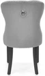 Стілець для кухні та вітальні Halmar Miya Сірий (5905248121584) - зображення 3