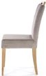 Krzesło do kuchni i salonu Halmar Clarion Popielate/Dąb miodowy (5905248121775) - obraz 3