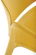Krzesło do kuchni Halmar K491 plastikowe z podłokietnikami Musztardowe (5905248125865) - obraz 18