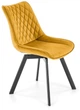 Krzesło do kuchni i salonu Halmar K520 obrotowe Musztardowe (5905248132009) - obraz 9