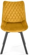 Krzesło do kuchni i salonu Halmar K520 obrotowe Musztardowe (5905248132009) - obraz 11