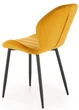 Krzesło do kuchni i salonu Halmar K538 Musztardowe (5905248132399) - obraz 4